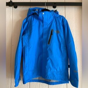 North Face GORE-TEX Hooded Rain Shell Jacket Cobalt Blue Men’s M Waterproof